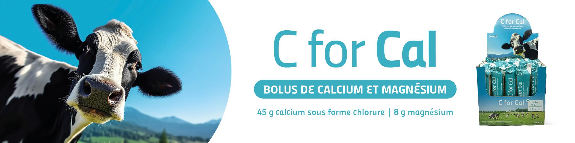 C for Cal, bolus de calcium et magnésium